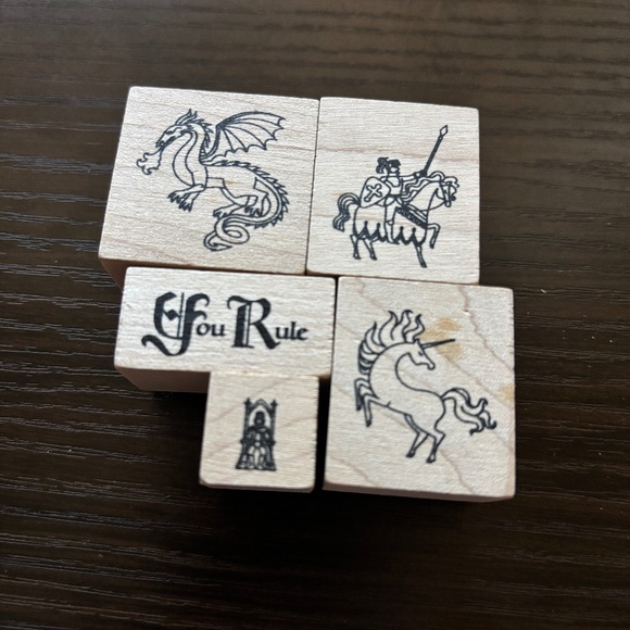 Md Evil times rubber stamp set - Picture 1 of 2